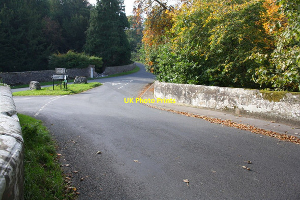 Photo 6"x4" Marske Bridge approaching road junction Clints\/NZ1000 c2017