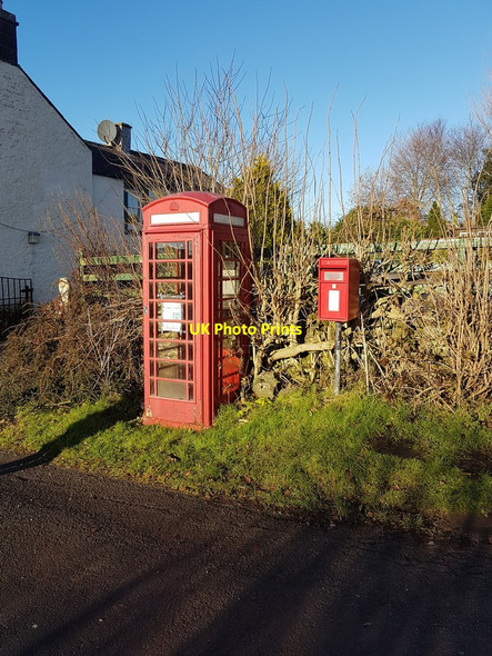 Photo 6"x4" Red Phone and Post Boxes Dalton\/NY1174 c2017