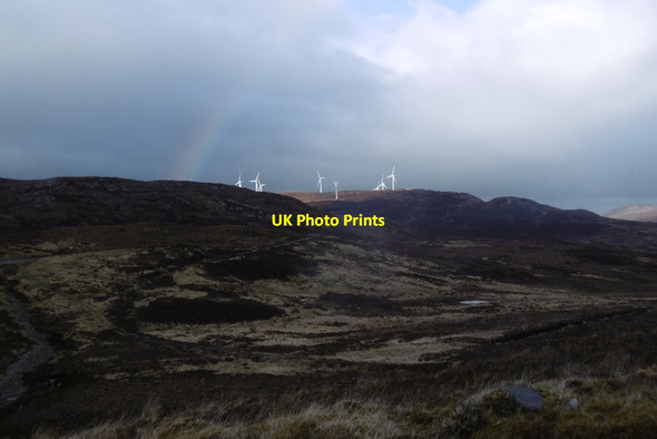 Photo 6"x4" Fairburn wind farm River Orrin\/NH4150 c2017
