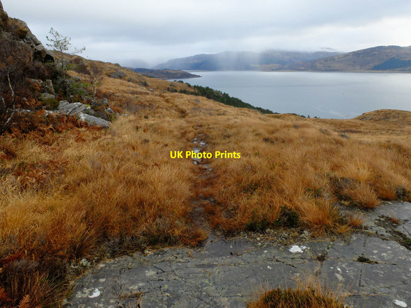 Photo 6"x4" Boggy path to Balmacara Glaick\/NG7927 c2017