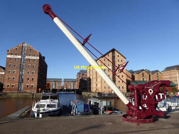 Photo 6"x4" Crane in Gloucester Docks Gloucester c2017