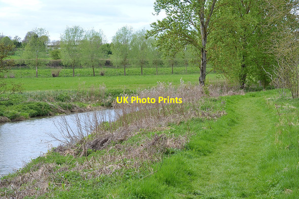Photo 6"x4" Open riverbank, Newbold Comyn Park, Leamington Radford Semele c2017