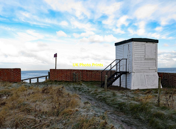 Photo 6"x4" Coastguard Lookout, Rocky Island, Seaton Sluice Seaton Sluice c2017