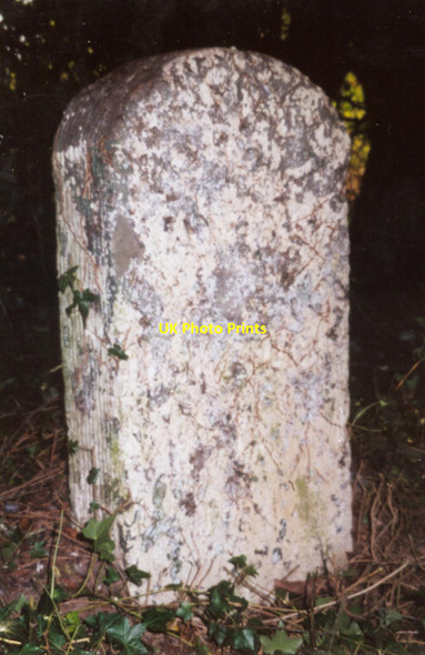 Photo 6"x4" Old Milestone by the A338, north of Hungerford Hungerford Newtown c2001