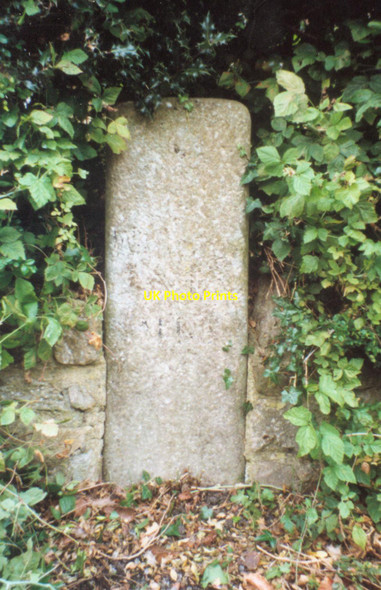 Photo 6"x4" Old Milestone by the B4507, Longcot Road, Shrivenham Shrivenham c2001