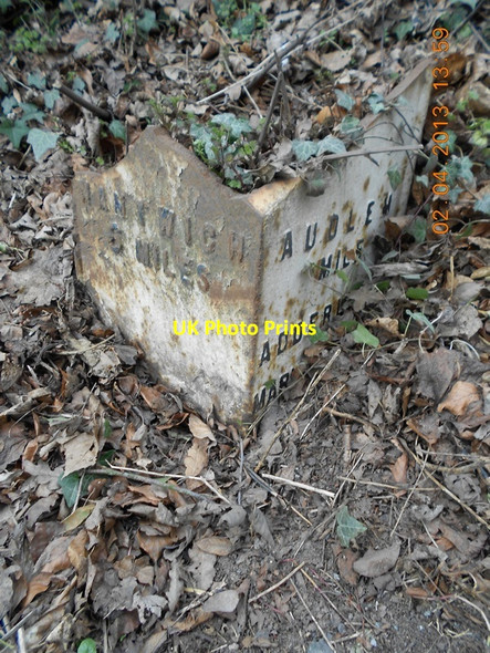 Photo 6"x4" Old Milepost by the A529, Audlem Road, Corbrook Little Heath\/SJ6644 c2013
