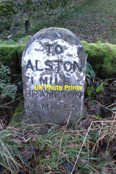 Photo 6"x4" Old Milestone by the A689, north west of Alston Alston\/NY7146 c2009