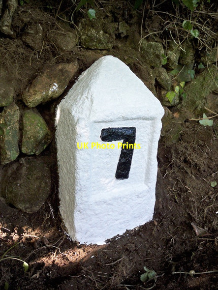 Photo 6"x4" Old Milestone by the A30, Catchall Drift c2010