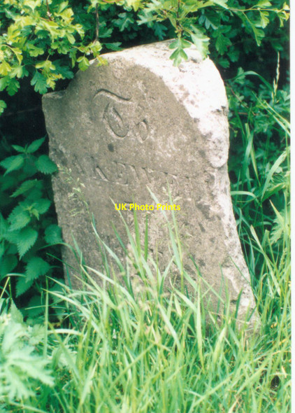 Photo 6"x4" Old Milestone by the B5056, Ashbourne Road Dale End\/SK2161 c2002