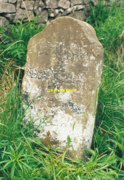 Photo 6"x4" Old Milestone by the A515 Sterndale Moor c2002