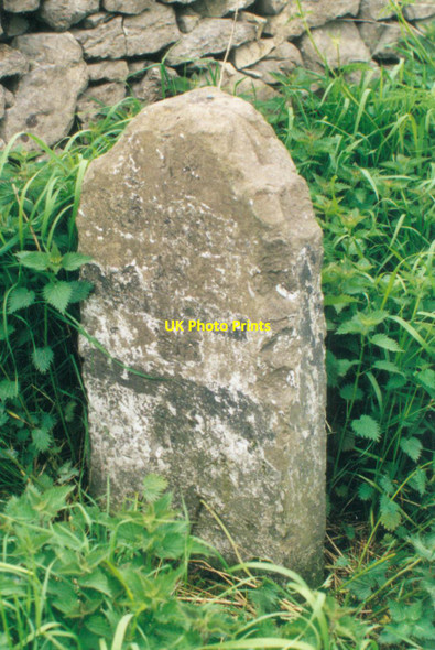 Photo 6"x4" Old Milestone by the A515 Sterndale Moor c2002 P1