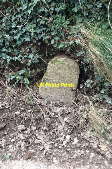 Photo 6"x4" Old Milestone (Parole stone), Whistley Hill Cross Ashburton c2013