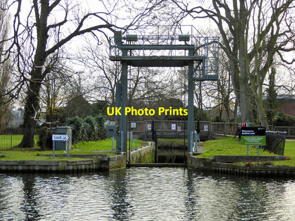 Photo 6"x4" Bedford Lock Bedford\/TL0549 c2017