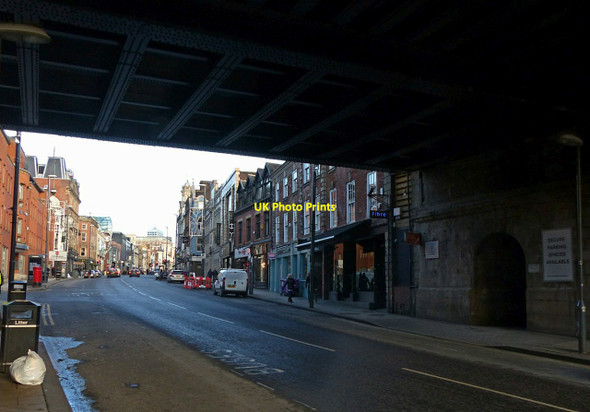 Photo 6"x4" Looking up Briggate Leeds\/SE3034 c2017