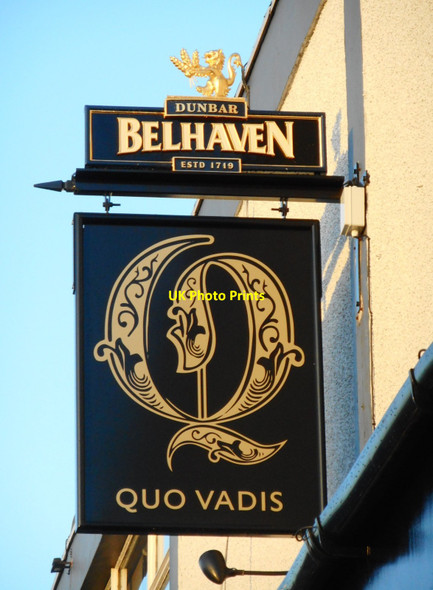 Photo 6"x4" Sign for Quo Vadis Cardonald c2017