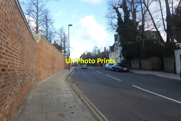 Photo 6"x4" Wall along Highgate West Hill Hampstead\/TQ2685 c2017