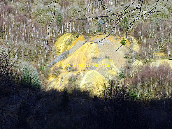 Photo 6"x4" Cwm Rheidol mine waste Ystumtuen c2017