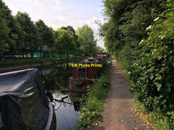 Photo 6"x4" Grand Union Canal Walk Uxbridge c2017