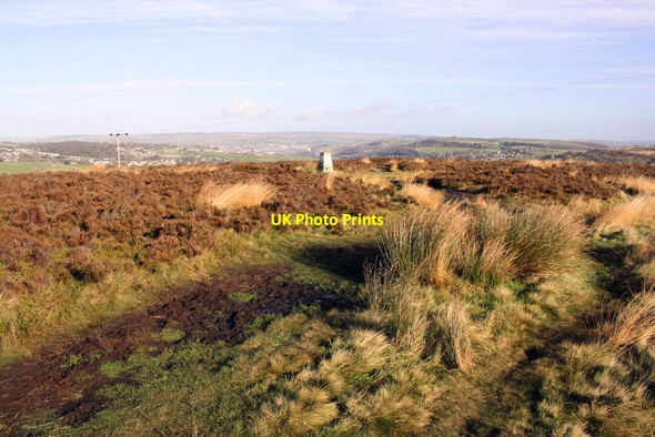 Photo 6"x4" The top of Penistone Hill Upper Marsh c2017