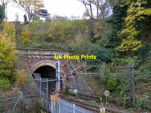 Photo 6"x4" Ipswich or Stoke Tunnel, station end Ipswich c2017