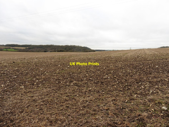 Photo 6"x4" Bare field in Cary Valley Charlton Mackrell c2017