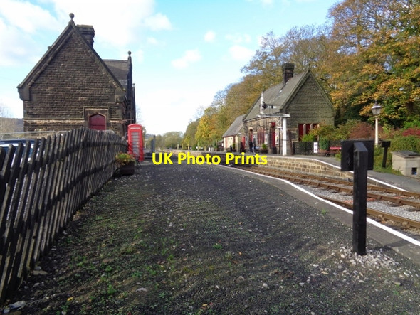 Photo 6"x4" Darley Dale Railway Station Churchtown\/SK2662 c2017 P1