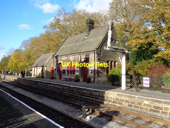 Photo 6"x4" Darley Dale Railway Station Churchtown\/SK2662 c2017 P2