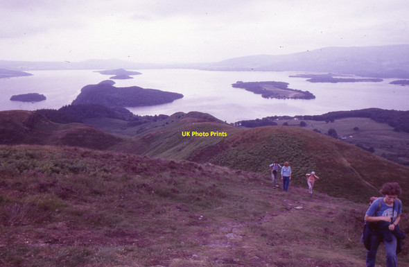 Photo 6"x4" Ascending Conic Hill Balmaha c1986