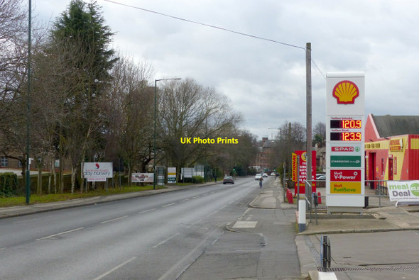 Photo 6"x4" Carlton Road with hardly a car in sight Carlton\/SK6041 c2017