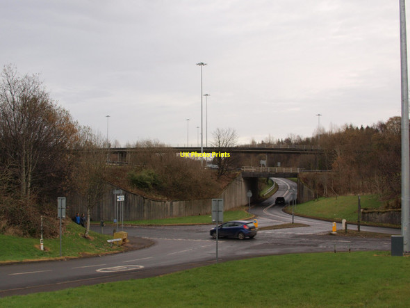 Photo 6"x4" Slip road from the A82, Old Kilpatrick Erskine c2017
