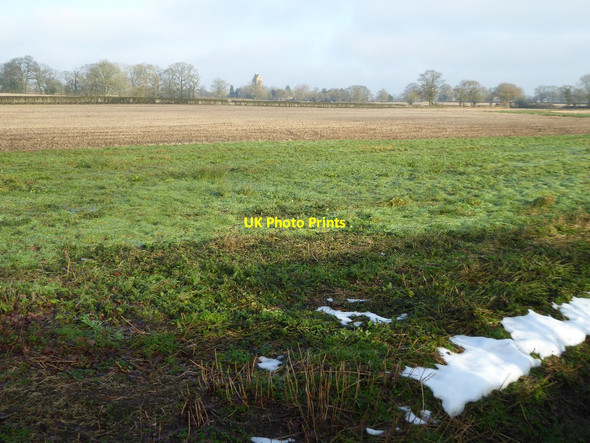 Photo 6"x4" Farmland near Weatheroak Hill Inkford c2017