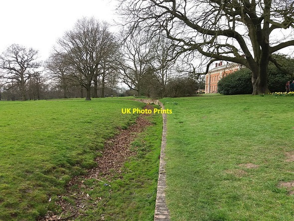 Photo 6"x4" Beningbrough Hall, the ha-ha Newton-on-Ouse c2016