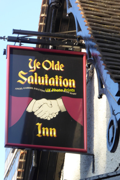 Photo 6"x4" New sign on a very old pub - The Salutation Nottingham\/SK5641 c2017