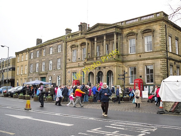 Photo 6"x4" Good Friday gathering outside Skipton Town Hall Skipton c2009