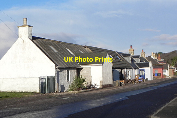 Photo 6"x4" Cottages on Stuart Street Ardersier c2017