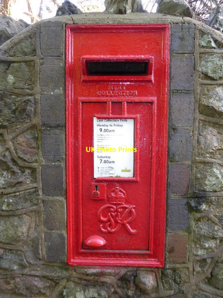Photo 6"x4" George VI postbox Great Malvern c2017