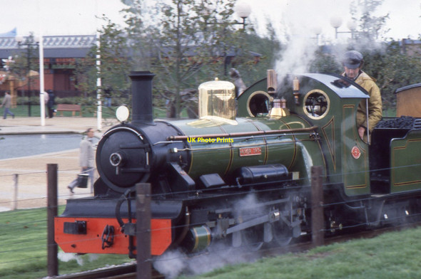 Photo 6"x4" Steam train at the International Garden Festival, Liverpool St Michael's Hamlet c1984