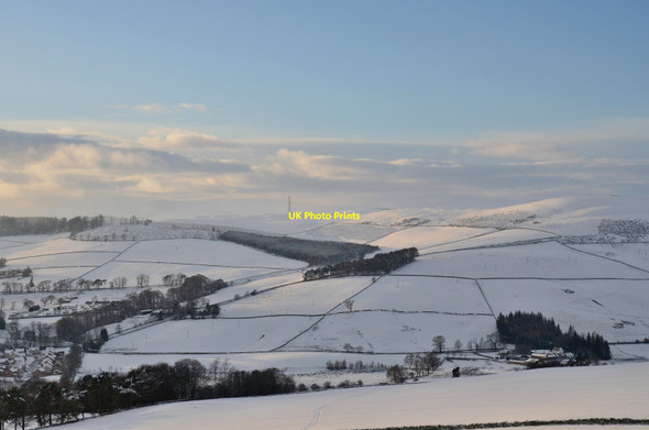 Photo 6"x4" Hamilton Hill in snow Peebles\/NT2540 c2017