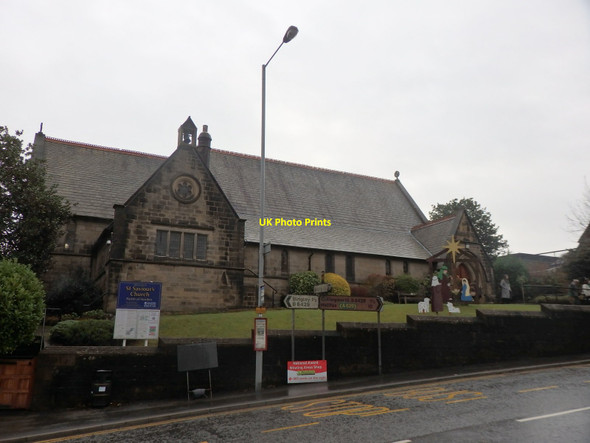 Photo 6"x4" St. Saviour's Church, Long Lane, Harden Harden\/SE0838 c2017