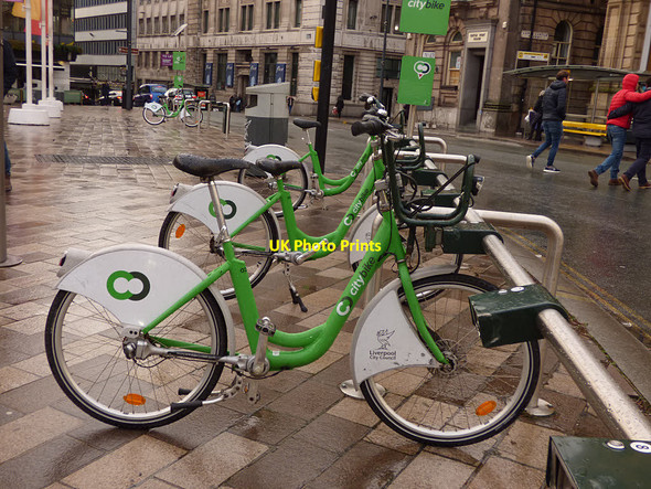 Photo 6"x4" City Bikes, James Street, Liverpool Vauxhall\/SJ3491 c2017