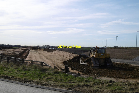 Photo 6"x4" A90 under construction, Fountainbleu Tipperty\/NJ9626 c2017