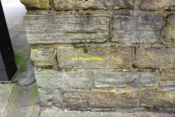 Photo 6"x4" Benchmark on wall of Cheapside at School Street junction Bradford\/SE1632 c2017