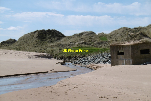 Photo 6"x4" Pillbox, Menie Burn Balmedie c2017