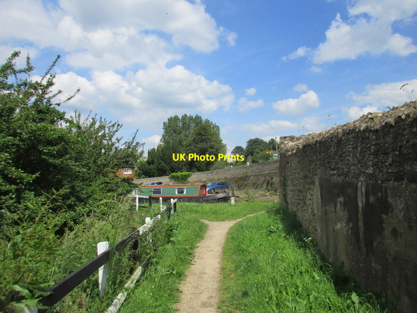Photo 6"x4" Footpath to the towpath, Aynho Wharf Clifton\/SP4831 c2017