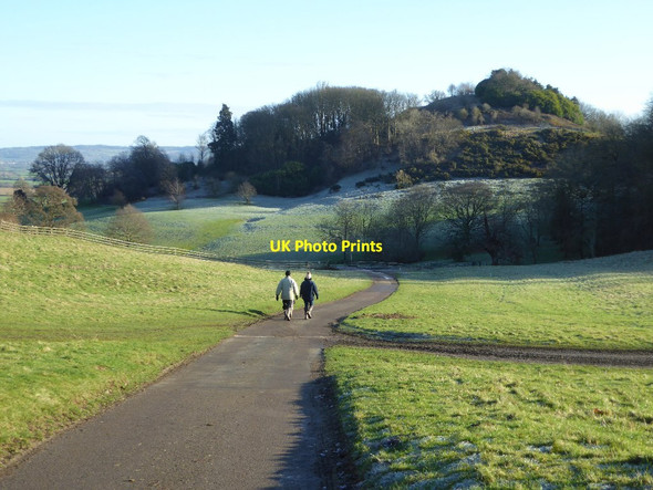 Photo 6"x4" Road and bridleway, Dumbleton Hill Dumbleton c2018