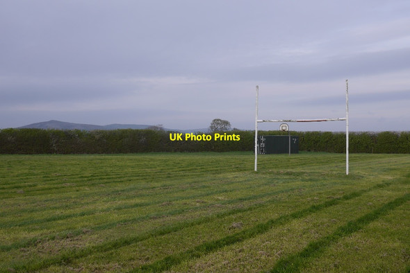 Photo 6"x4" Goal posts, Dulhorn Farm Eastertown\/ST3454 c2017