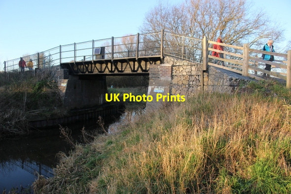 Photo 6"x4" Disused Railway Bridge Ham Walls Ashcott Corner c2018