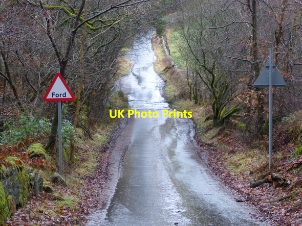 Photo 6"x4" Baldernock Road ford Milngavie c2018