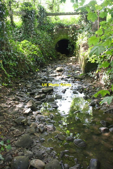 Photo 6"x4" Dibdale Beck approaching culvert under Sandy Bank Northallerton c2017