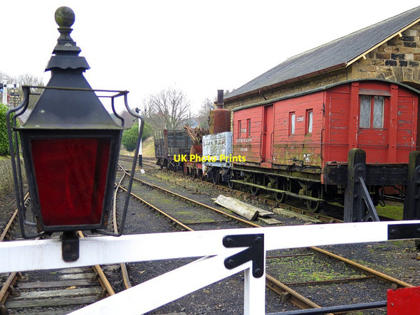 Photo 6"x4" Rolling stock, Rowley Station, Beamish Stanley\/NZ1952 c2018